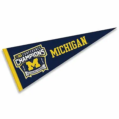 Michigan Team University Wolverines 12 In X 30 In Big Ten Conference 2023 • $14.95