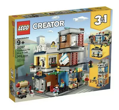 LEGO 31097 Creator 3in1 Townhouse Pet Shop And Cafe New Sealed EXPRESS POST • $189.99