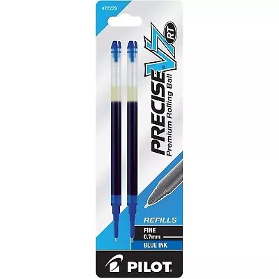 77279 Pilot Precise V7 RT Rollingball Pen Refill 0.7mm Blue 6 Packs Of 2 • $17.58