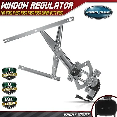 Window Regulator With Motor For Ford F250 F350 F450 Super Duty 00-12 Front Right • $39.99