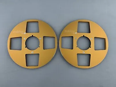 One Pair High Quality Orange REVOX Tape Reel For 10.5'' 1/4'' Tape Recorder • $114