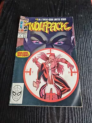 WOLFPACK Comic - Vol 1 - No 8 - Date 03/1989 - Marvel Comic • $6.80