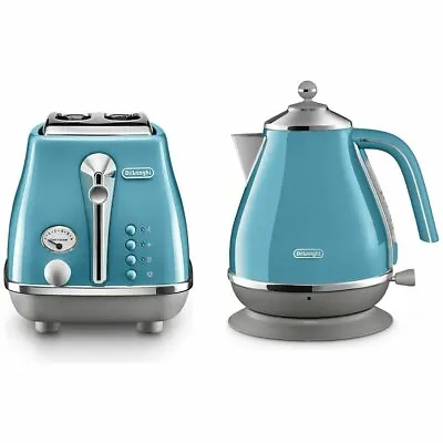 $259 • Buy DeLonghi Icona Capitals Kettle And Two Slice Toaster Breakfast Pack CTOC2003A...