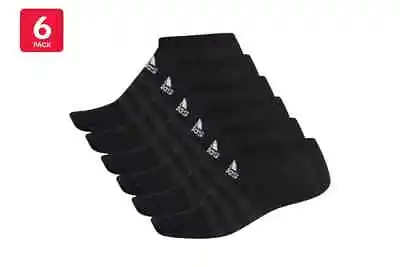 $48.95 • Buy 6 X Adidas Men's &  Women's Light No Show Sock Black AU 