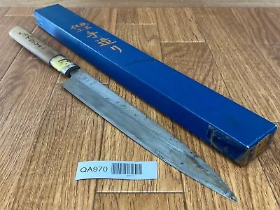Japanese Chef's Kitchen Knife Yanagiba Vintage Sushi From Japan 200/340mm QA970 • $74.37