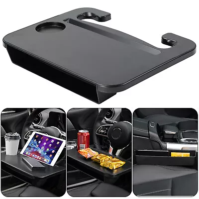 Car Steering Wheel Tray Table Laptop Mount.Drink Holder Eating Food Dining Desk • $22.88