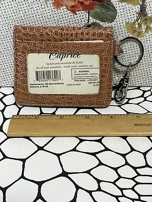 PG Bifold Keychain Animal Print BUSINESS CARD HOLDER Purse Accessory Wallet • $8.99