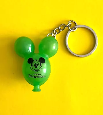DISNEY PARKS Tokyo Disney Resort - Mickey Mouse Balloon Keychain - GREEN • $5