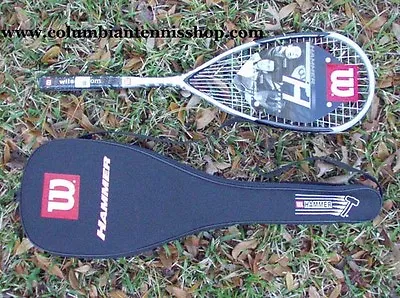 New Wilson Hyper Hammer 110 Squash Racquet HH 110 Grams H 110 Check Out 2 Frames • $135.99