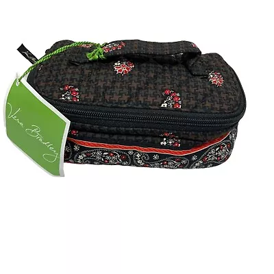 New Vera Bradley Cotton Jewelry Travel Case Small Houndstooth Zip Around • $19.99