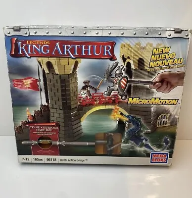 MEGA BLOKS  King Arthur MicroMotion Battle Action Bridge 96118 NEW IN OPEN BOX! • $39