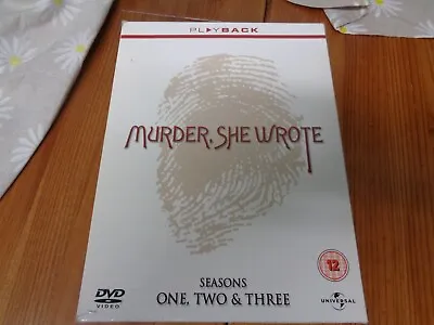 Murder She Wrote - Series 1-3 - Complete (Box Set) (DVD 2006)free P=p • £21.50