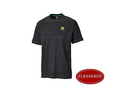 £11.25 • Buy John Deere Seam Detail T-Shirt Black- MCDW001507B