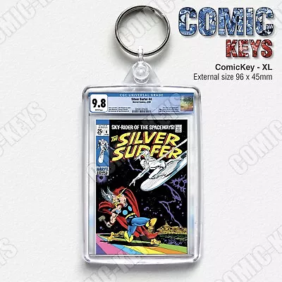 Silver Surfer #4 (Marvel Comics 1969) CGC  Graded  Keyring • £8.95