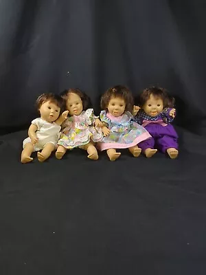 GIGO Gi-Go My Palm Pals Bean Bag Baby Dolls Expressions Lot Of 4 Unique Rare • $25