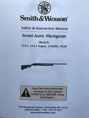 Smith & Wesson S&W Rifle Owners Manuals M&P10 Semi-Auto M&P FPC Response  MORE • $15.75