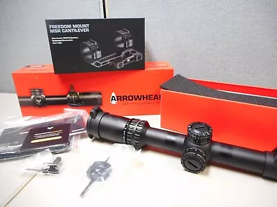 Swampfox Arrowhead LPVO 1-10x24mm Scope SFP 30mm Green MIL ARH11024-GL Bundle • $399.95