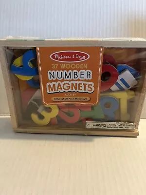 Melissa & Doug-Magnetic Wooden Numbers #449-NEW IN BOX-3+-Unisex • $15.99