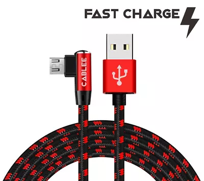 $5.88 • Buy L Shape Micro USB FAST Charger Cable For Samsung, Lenovo,Alcatel,Verizon Tablet 