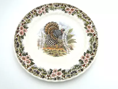 Queens Thanksgiving TURKEY 12  Chop Plate Serving Platter Multicolor (Churchill) • $17.95