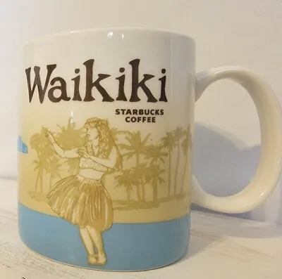 $34.99 • Buy STARBUCKS Waikiki Hawaii Hula 2011 Coffee Mug Cup Collector Series Global Icon
