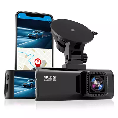 REDTIGER 4K Single Dash Camera Front Dash Cam For Car With WiFi GPS Parking Mode • $149.99