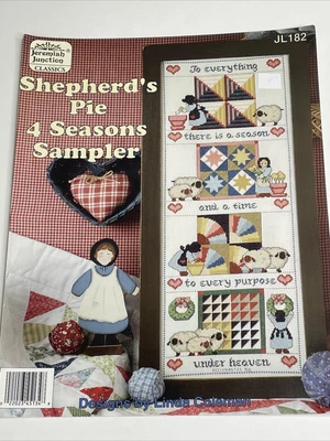 $8 • Buy Jeremiah Junction Shepherd's Pie 4 Seasons Sampler Cross Stitch Pattern
