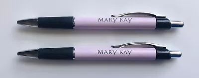 Lot Of 2 Mary Kay Consultant Discover What You Love Rubber Grip Black Click Pens • $11.95
