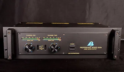 AB International Professional Series 9220A Amplifier Works. 350W At 8Ω Stereo. • $525