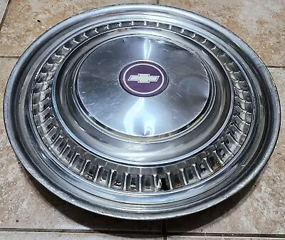 (1) Vintage OEM 1975-1990 Chevy Pickup Truck Suburban 16  Hubcap Wheel Cover #0B • $54.99