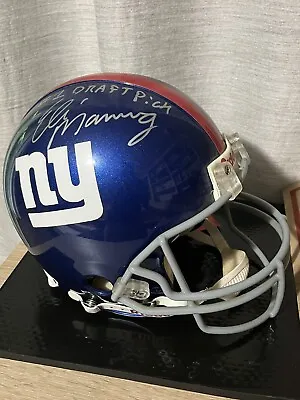 Rare Eli Manning 2004 NFL #1 Draft Pick! Pro Helmet New York. 2x SuperBowl MVP • $1200