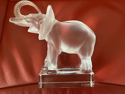 R.lalique Elephant 1931 15cm Highin Good Conditionsign. • £890