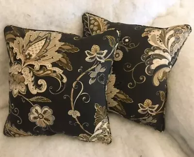 New Listing Zara By Fryetts Stunning Cotton 1 Pair Of 18  Cushion Covers • $70.37