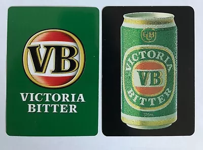 Australian VB Victoria Bitter Aussie Beverage Advertising Swap Playing Cards X2 • $4