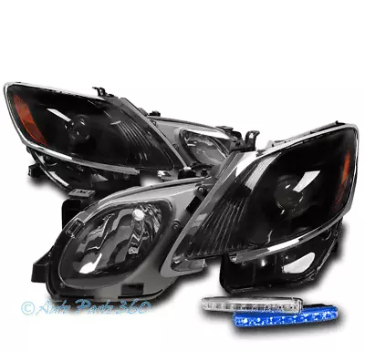 For Afs/hid Xenon 06-11 Lexus Gs350 Gs460 Black Projector Headlight+blue Led Drl • $459.95