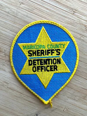 Vintage Maricopa County Sheriff's Office Detention Officer Patch Arizona Likenew • $5