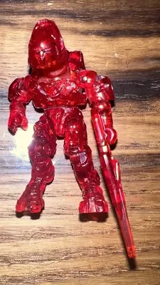 Mega Bloks Halo Elite Ranger Red Translucent Active Camo Foxtrot SECRET RARE • $25