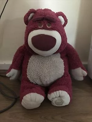 Toy Story Disney/Pixar Strawberry Scent Lotso Hugging Bear Plush Soft Toy 14” • £14.99