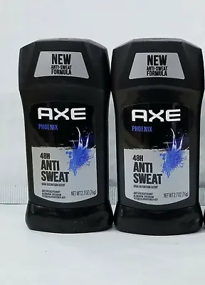 £10.65 • Buy AXE Antiperspirant Deodorant Stick For Men Phoenix 2.7 Oz (Pack Of 2) 48HR DRY