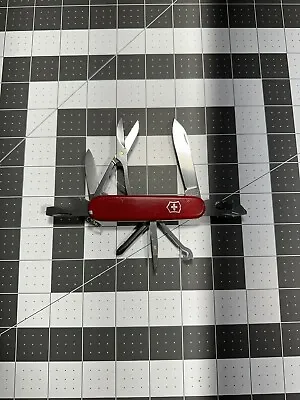Victorinox Super Tinker - Swiss Army Knife - 91MM - Red - 4966  • $24