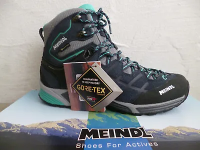 Meindl Cape Town Lady GTX Hiking Boots Boots Boots Hiking Shoes Blue 3046 • £159.52