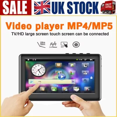 Multifunctional MP3 Music MP4 MP5 Video Player 4.3inch Touch Screen Small Tablet • £40.98