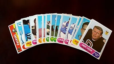 1968 Topps Football Cards Complete Your Set • $2