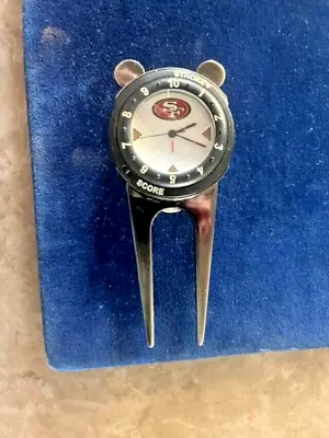 Unique SF 49ers Team NFL Golf Combo Divot Tool/Clock/Stroke Marker W/Belt Clip • $22.95
