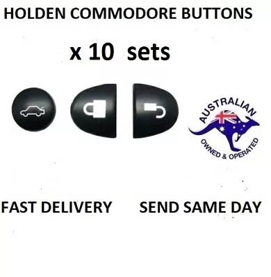 10X Sets Key Remote Buttons Holden Commodore Key Buttons VS VT VX VY VZ WH WK WL • $13