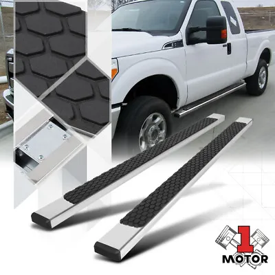 Chrome Running Board 5  Side Step/Nerf Bar For 99-16 F450/F550 SD Ext/Super Cab • $150.77