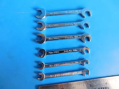 Used Mac Tools  Ignition Wrenchs  Lot Of 6.(3/167/3215/649/325/163/8 In.) • $59