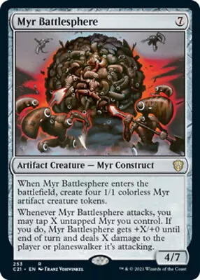 X1 Myr Battlesphere R MTG Commander 2021 M/NM English • $0.99