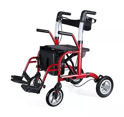 Healconnex 2 In 1 Rollator Walker For Seniors-Medical Walker With SeatFoldin... • $243.68