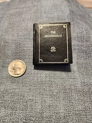 The Nightingale Hans Christian Andersen Hillside Press Leather Miniature Book • $29.99